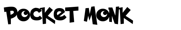 Pocket Monk font preview